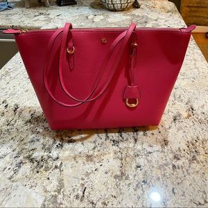NWT Ralph Lauren Keaton Bag, Warm Pink Color